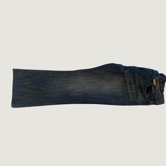 Buffalo David Bitton Other - Buffalo David Bitton Jeans Mens 40 Blue Dark Wash Whiskered Bootcut Denim